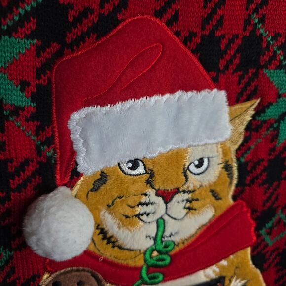 Cat Ugly Sweater XXL by Celebrate Together tops. M's. Cat drinking Crewneck Fun - Picture 8 of 13